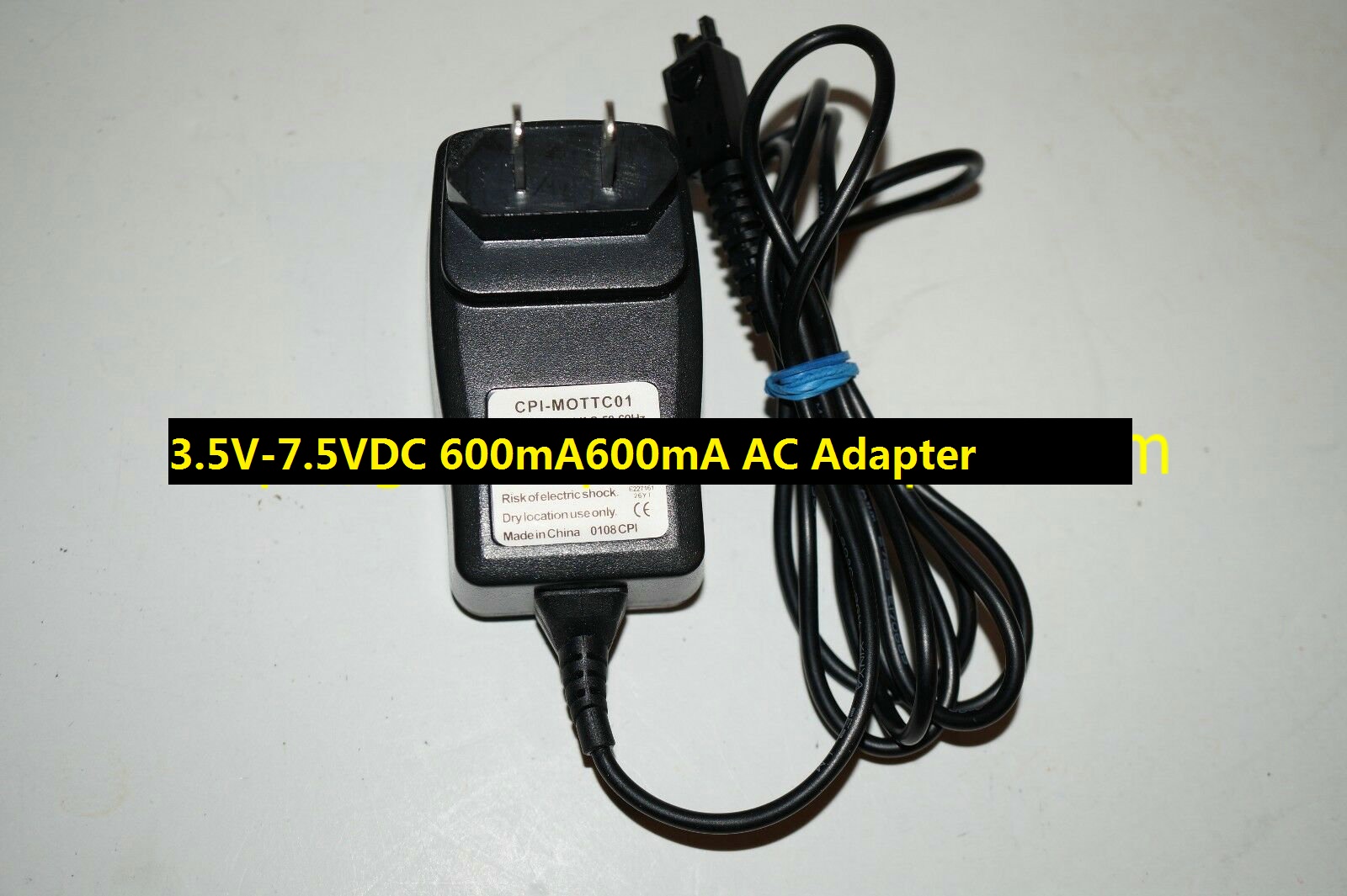 *100% Brand NEW* 3.5V-7.5VDC 600mA FOR CPI-MOTTC01 AC Adapter Power Supply - Click Image to Close